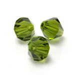 Preciosa Crystal Bead - Bicone 12MM OLIVINE