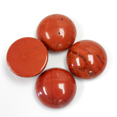 Gemstone Cabochon - Round 16MM RED JASPER