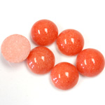 Gemstone Cabochon - Round 12MM DOLOMITE DYED CORAL