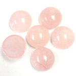 Gemstone Cabochon - Round 13MM ROSE QUARTZ