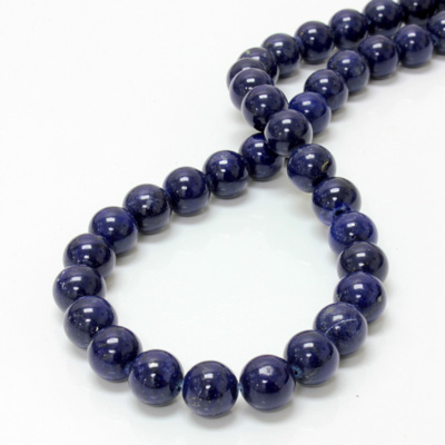 Gemstone Bead - Smooth Round 10MM LAPIS LAZULI