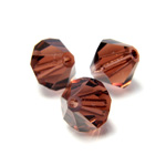 Preciosa Crystal Bead - Bicone 06MM LT BURGUNDY