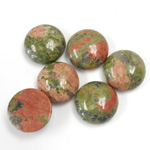 Gemstone Cabochon - Round 12MM EPIDOTE