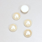 Glass Medium Dome Cabochon Pearl Spray Finish - Round 10MM KISKA