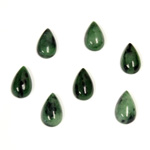 Gemstone Cabochon - Pear 10x6MM ZOISITE RUBY