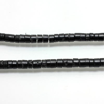 Plastic Mixed Color Heishi Bead  5MM BLACK CORAL