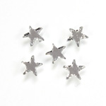 German Glass Flat Back Foiled Mirror - Star 6MM CRYSTAL