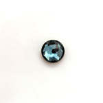 Glass Flat Back Foiled Rauten Rose - Round 09MM MONTANA