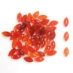 Gemstone Cabochon - Navette 06x3MM CORNELIAN