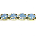 Preciosa MAXIMA Crystal Rhinestone Cup Chain - SS19 LT SAPPHIRE OPAL-RAW