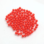 Glass No-Hole Ball - 02.5MM CORALLINE