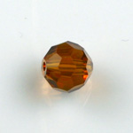 Chinese Cut Crystal Bead 32 Facet - Round 04MM BROWN