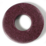 Plastic Bead - Smooth Round Donut 50MM INDOCHINE LILAC