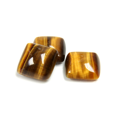 Gemstone Cabochon - Square 12x12MM TIGEREYE