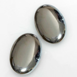 Gemstone Cabochon - Oval 25x18MM HEMATITE