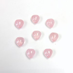 Gemstone Cabochon - Heart 06MM ROSE QUARTZ