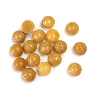 Gemstone Cabochon - Round 06MM YELLOW JASPER