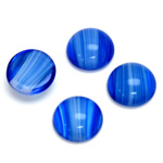 Glass Medium Dome Cabochon - Round 13MM PORPHYR SAPPHIRE