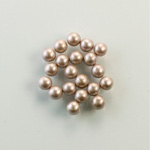 Czech Glass Pearl No-Hole Ball - 4MM DARK ROSE 70425