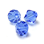 Preciosa Crystal Bead - Bicone 06MM SAPPHIRE