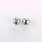 Czech Glass Pearl 1-Hole Ball - 08MM LT BLUE 70462