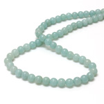 Gemstone Bead - Smooth Round 06MM AMAZONITE