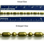 Brass Chain 2.4MM MIXED BALL