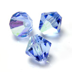 Preciosa Crystal Bead - Bicone 06MM LT SAPPHIRE AB