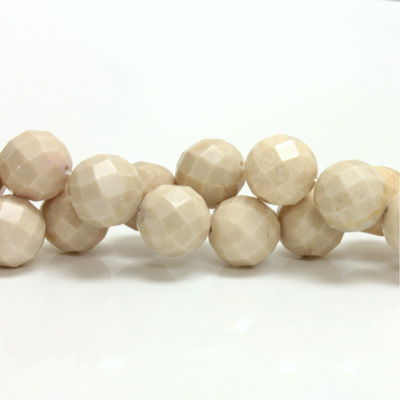 Gemstone Bead - Faceted Round 12MM RIVERSTONE