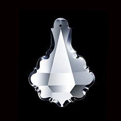 Asfour Crystal Chandelier Parts - Pendalogue Prism French Cut - 47x64mm (2.5 Inch) CRYSTAL