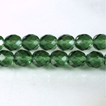 Czech Glass Fire Polish Bead - Round 08MM TURMALINE