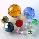Round Fire Polished Beads