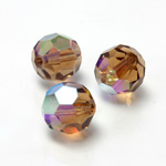 Preciosa Crystal Bead Regular Cut - Round 08MM LT COLORADO TOPAZ AB