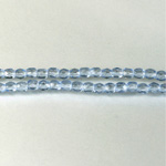 Czech Glass Fire Polish Bead - Round 03MM LT SAPPHIRE