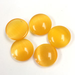 Fiber-Optic Cabochon - Round 12.5MM CAT'S EYE SUN