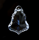 Asfour Crystal Chandelier Parts - Pendalogue Tree Shape Pendant - 36x51mm (2 Inch) CRYSTAL 1 Hole