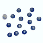 German Glass Medium Dome Cabochon - Round 5MM ROYAL STAR BLUE