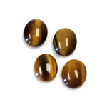 Gemstone Cabochon - Oval 12x10MM TIGEREYE