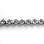 Plastic Rhinestone Banding 1 Row PP17 (SS8) CRYSTAL-GREY