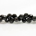 Gemstone Bead - Faceted Round 10MM BLACK ONYX