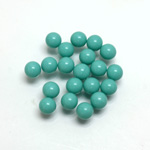 Glass No-Hole Ball - 05MM TURQUOISE