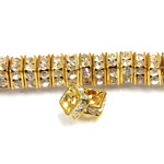 Czech Rhinestone Rondelle - Square 04.5MM CRYSTAL-RAW