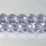 Czech Glass Fire Polish Bead - Round 10MM LILAC