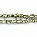 Czech Glass Pearl Bead - Baroque 07x6MM LIGHT GREEN