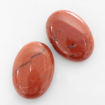 Gemstone Cabochon - Oval 25x18MM RED JASPER