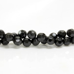 Gemstone Bead - Faceted Round 08MM BLACK ONYX