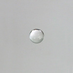 Czech Glass Medium Dome Transparent Cabochon - Round 05MM CRYSTAL Unfoiled