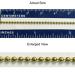 Brass Chain 1.5MM BALL