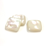 Gemstone Cabochon - Square 12x12MM MOTHER OF PEARL