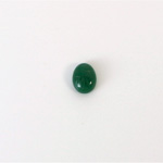 Gemstone Flat Back Carved Scarab 08x6MM GREEN ONYX